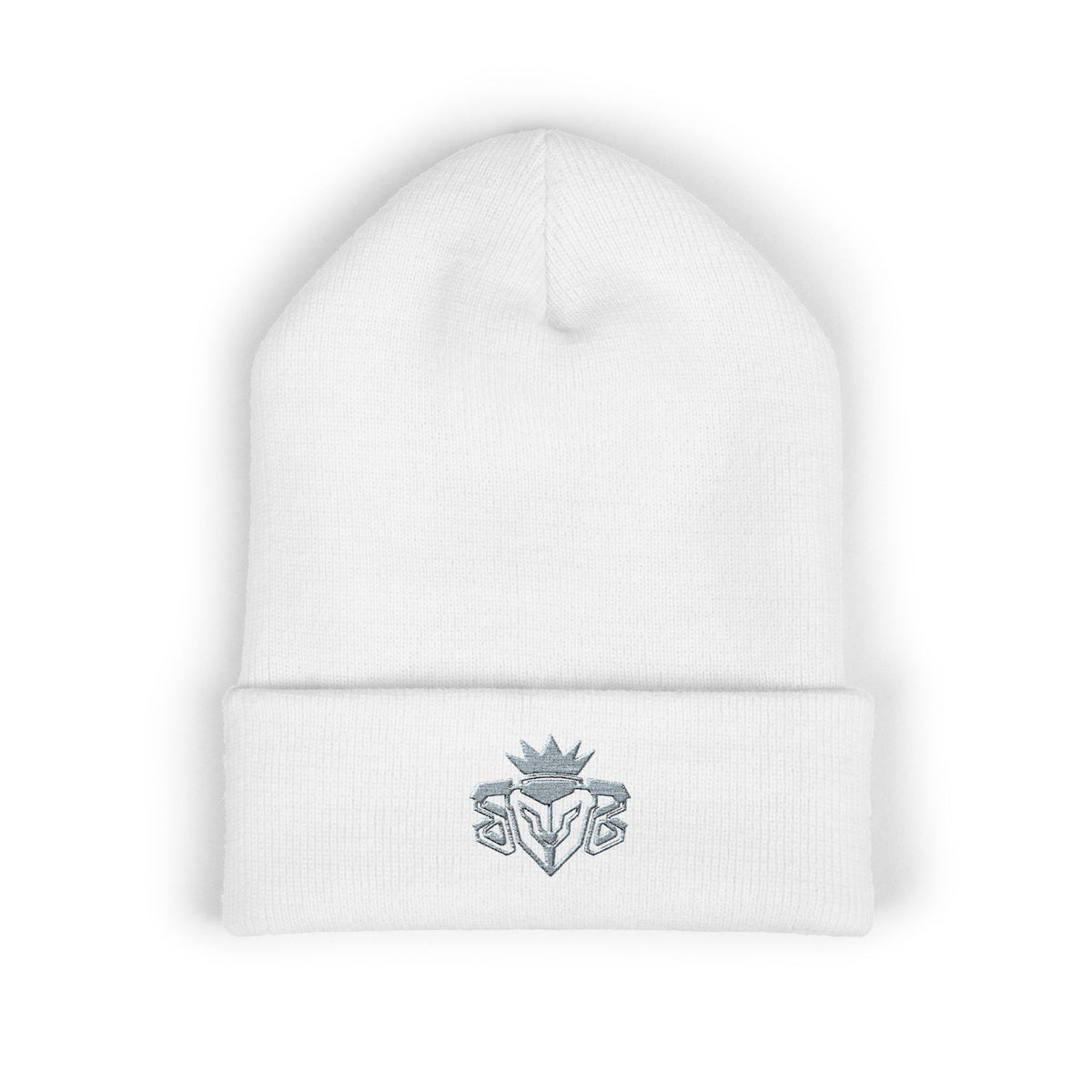 Embroidered Thistle Cuffed Beanie