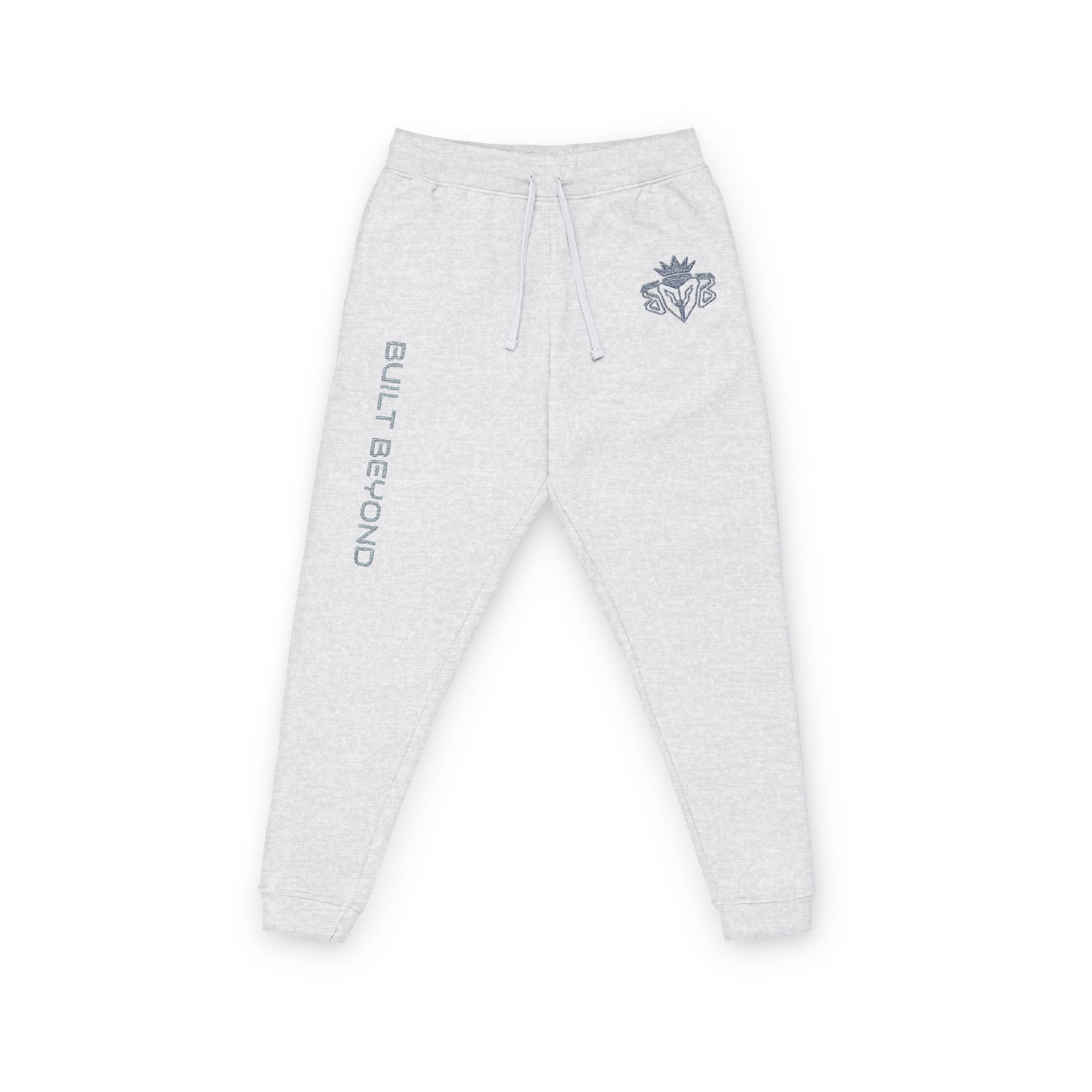Embroidered 'Blue Beyond' Fleece Joggers — Cozy Streetwear Sweatpants