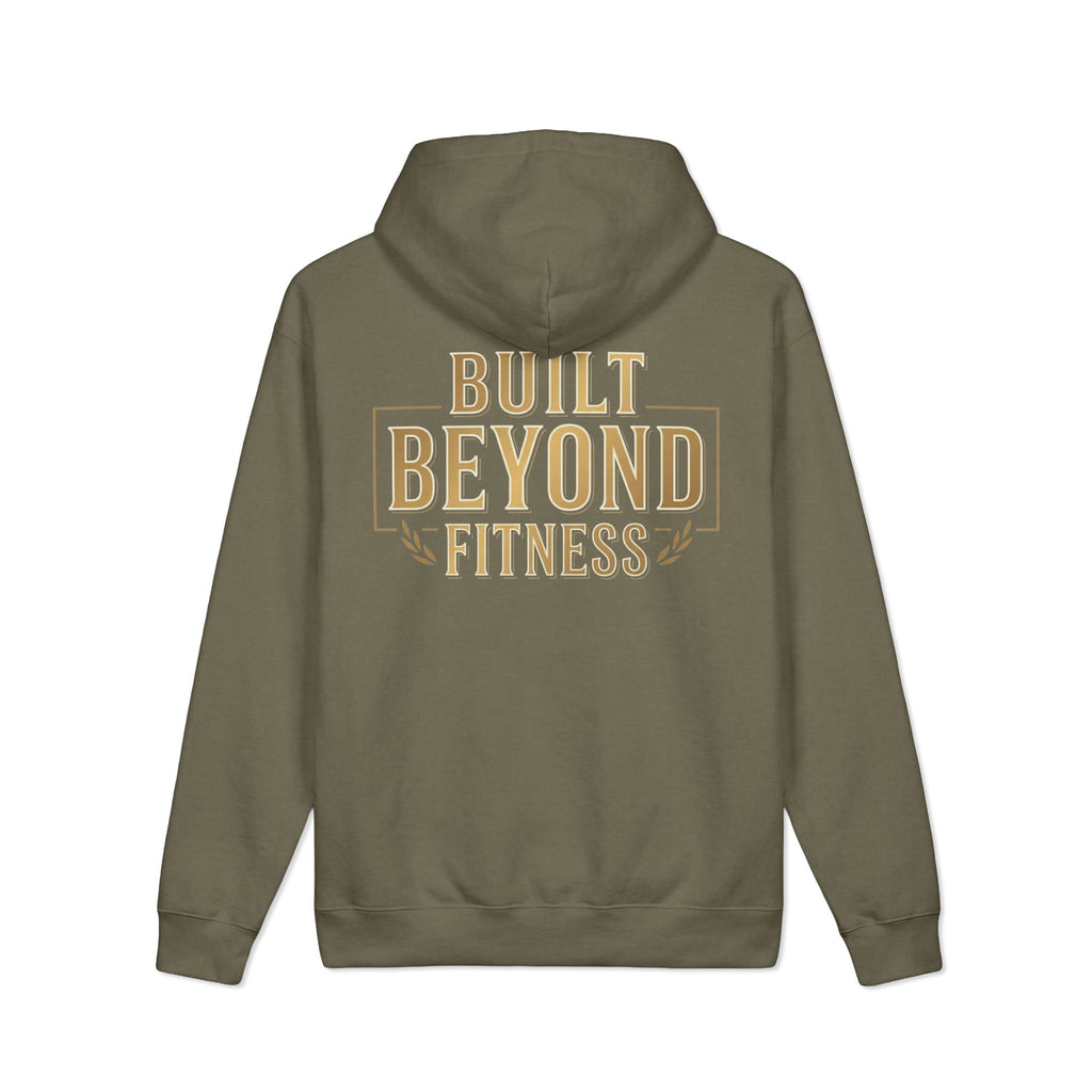 Built Beyond Fitness Hoodie — Vintage Gym Logo Pullover