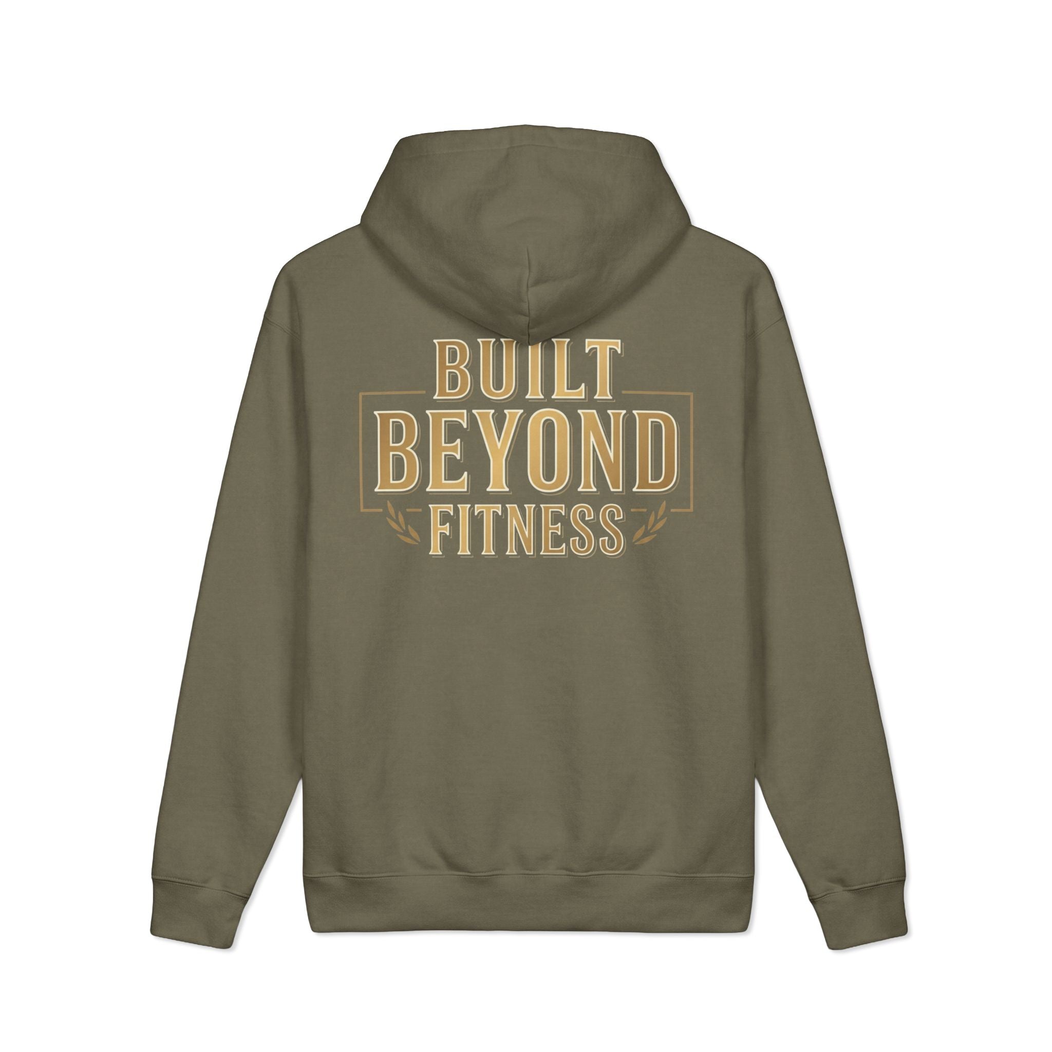 Built Beyond Fitness Hoodie — Vintage Gym Logo Pullover