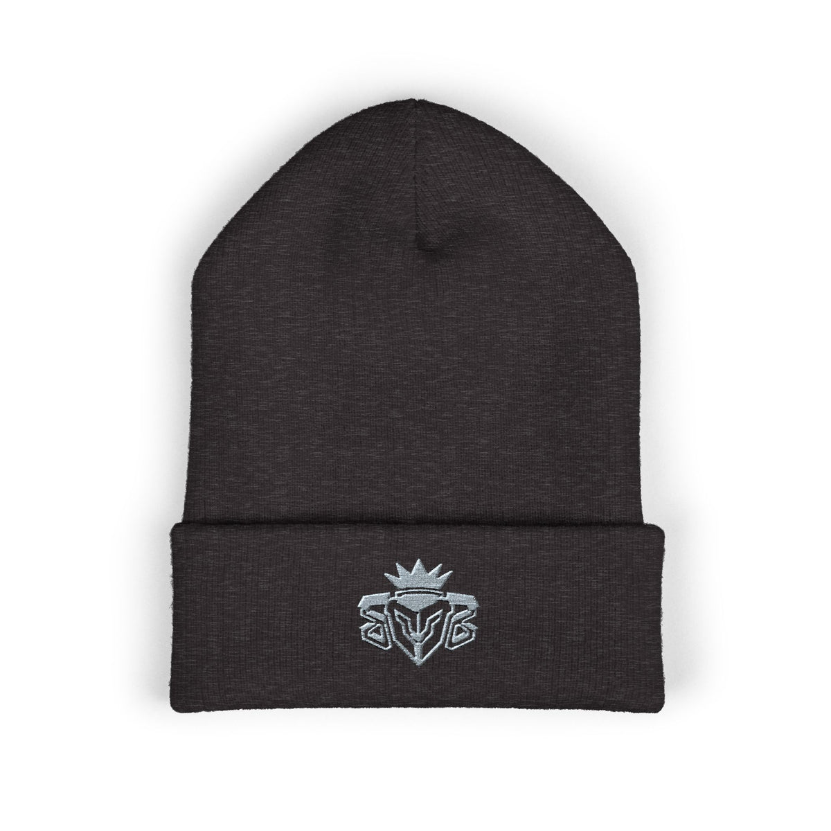 Embroidered Thistle Cuffed Beanie