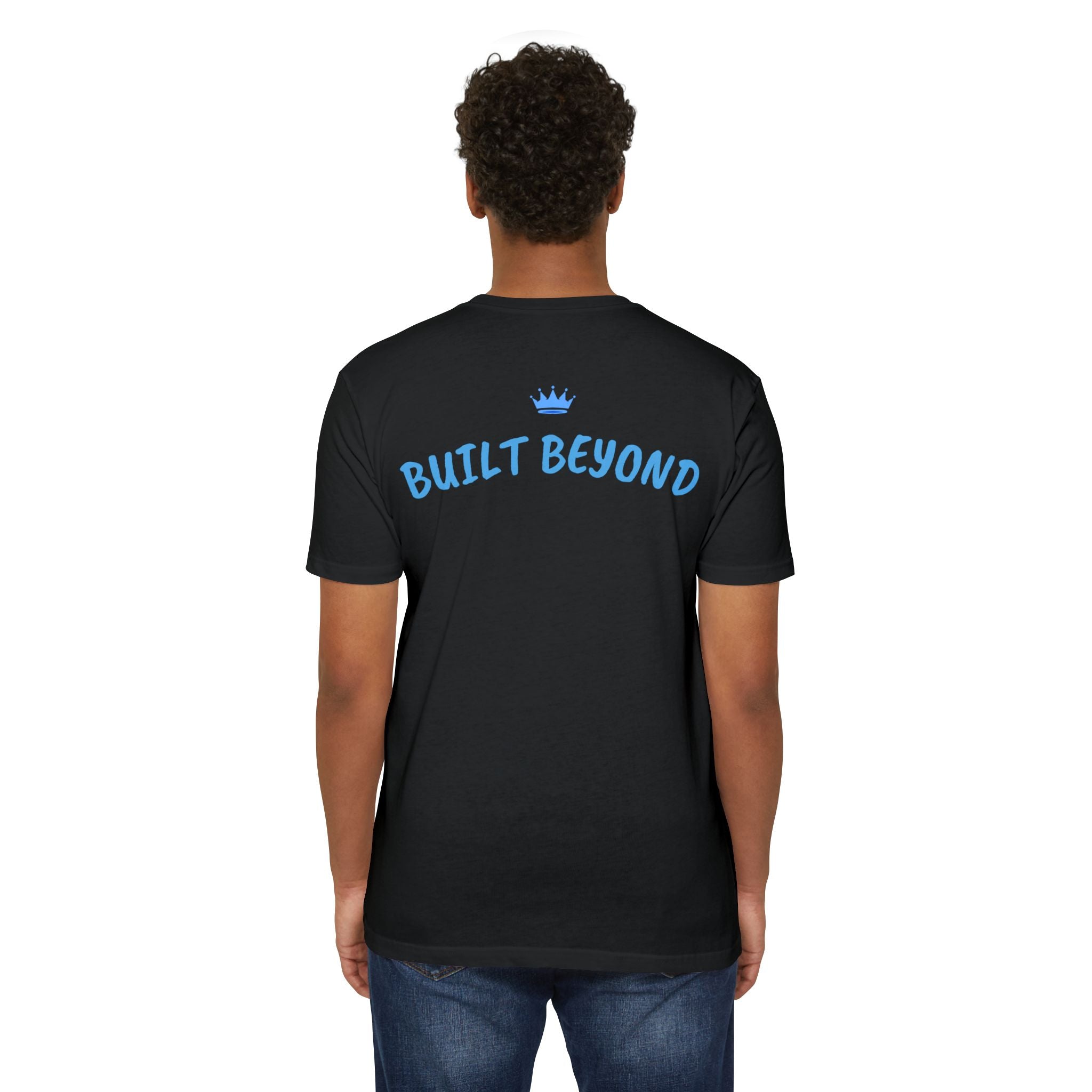 Blue Crown Emblem T-Shirt | Built Beyond Graphic Tee