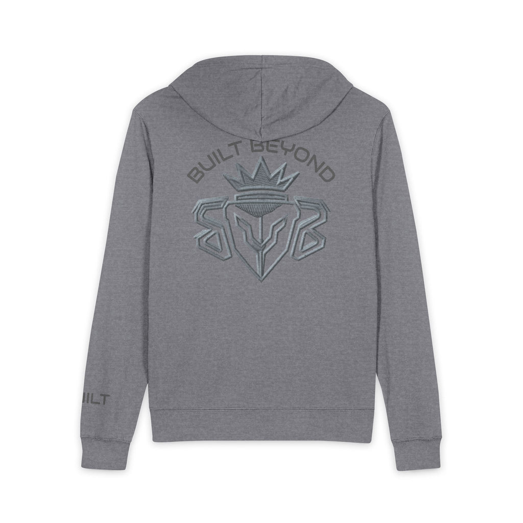 Full-Zip Hoodie — "Built Beyond" Graphic Hoodie