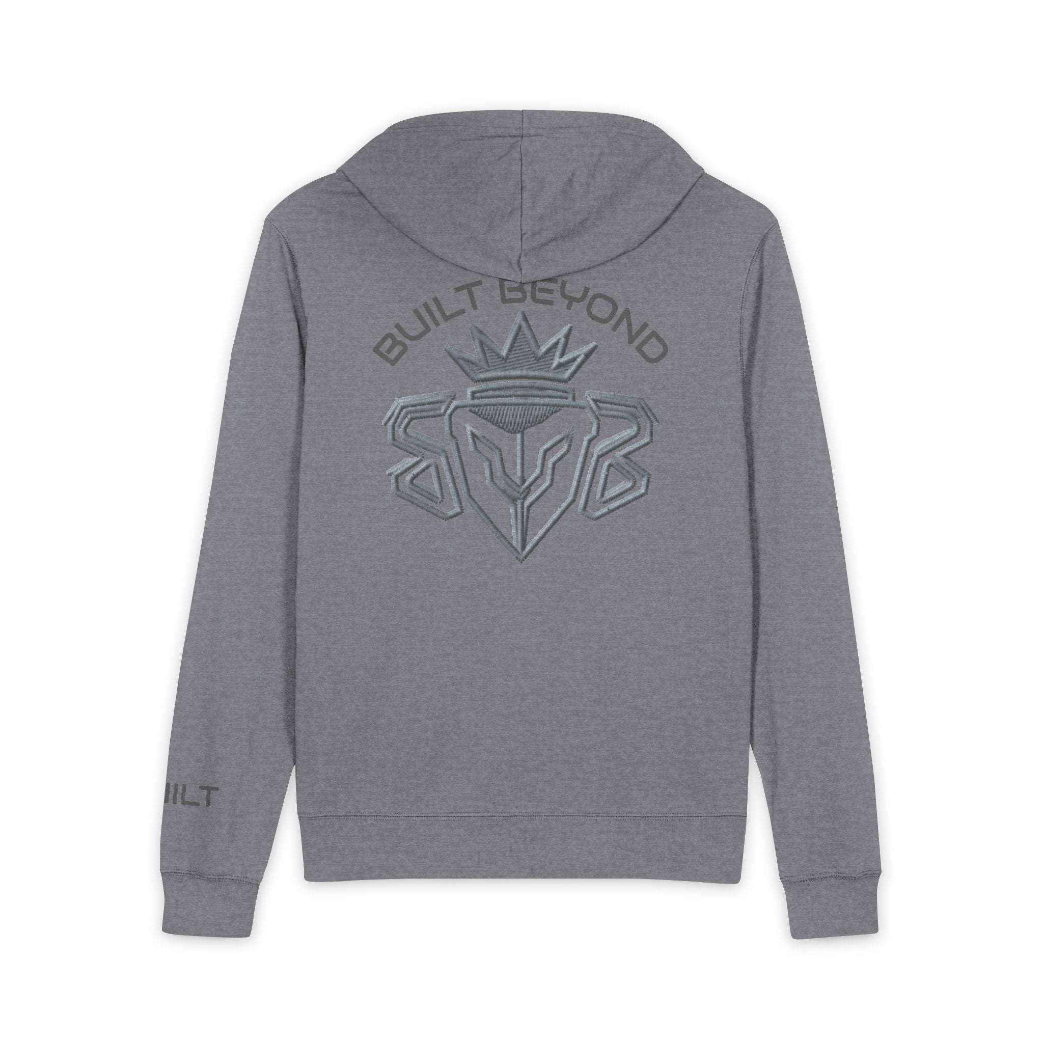 Full-Zip Hoodie — "Built Beyond" Graphic Hoodie