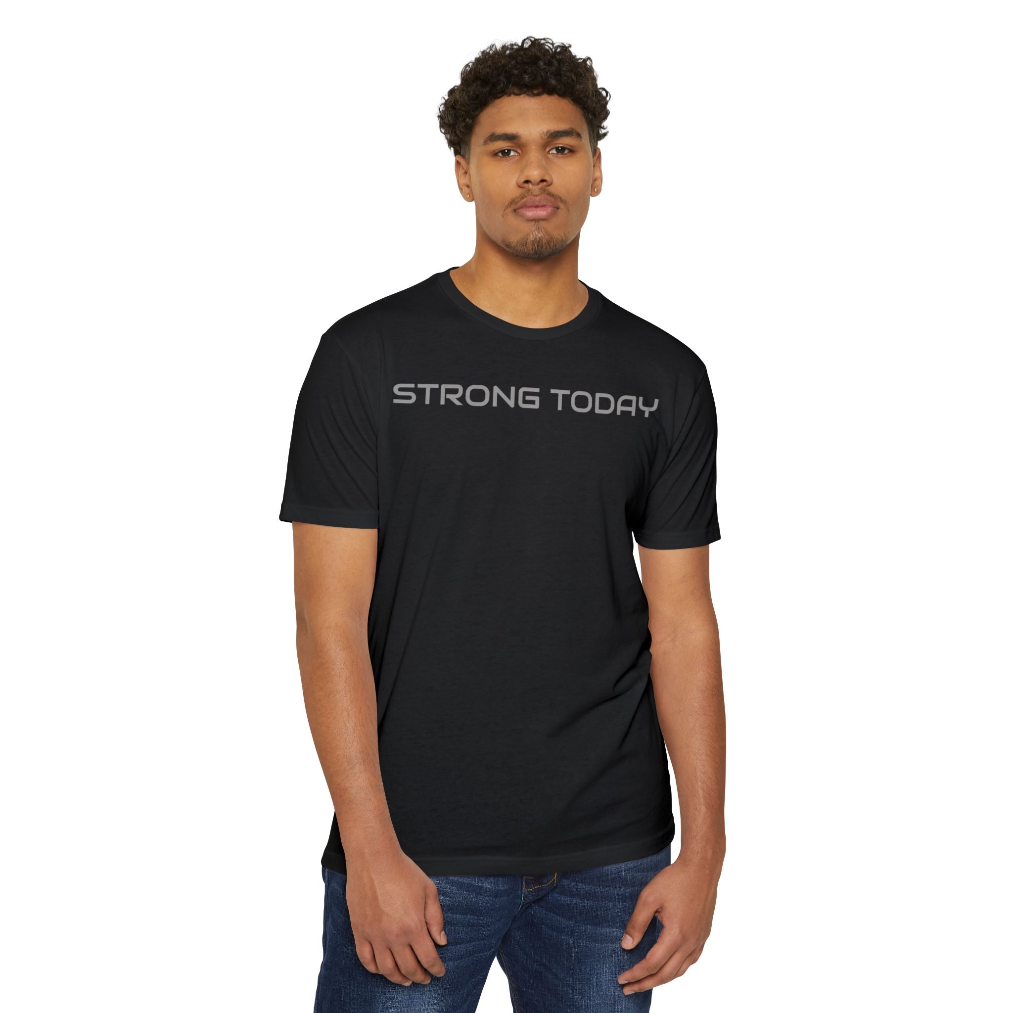 Strong Today T-Shirt — Built Beyond Motivational Fitness Tee