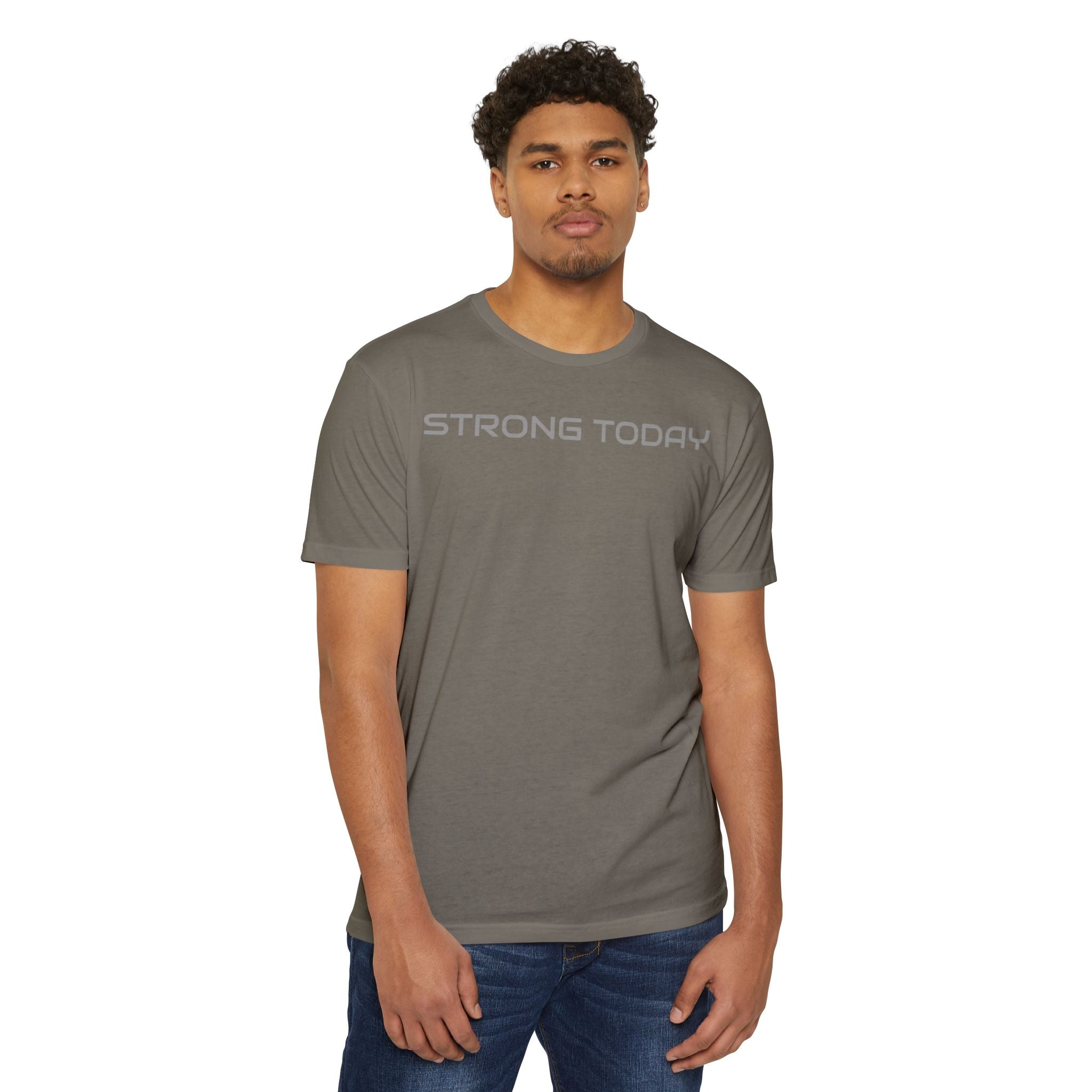 Strong Today T-Shirt — Built Beyond Motivational Fitness Tee