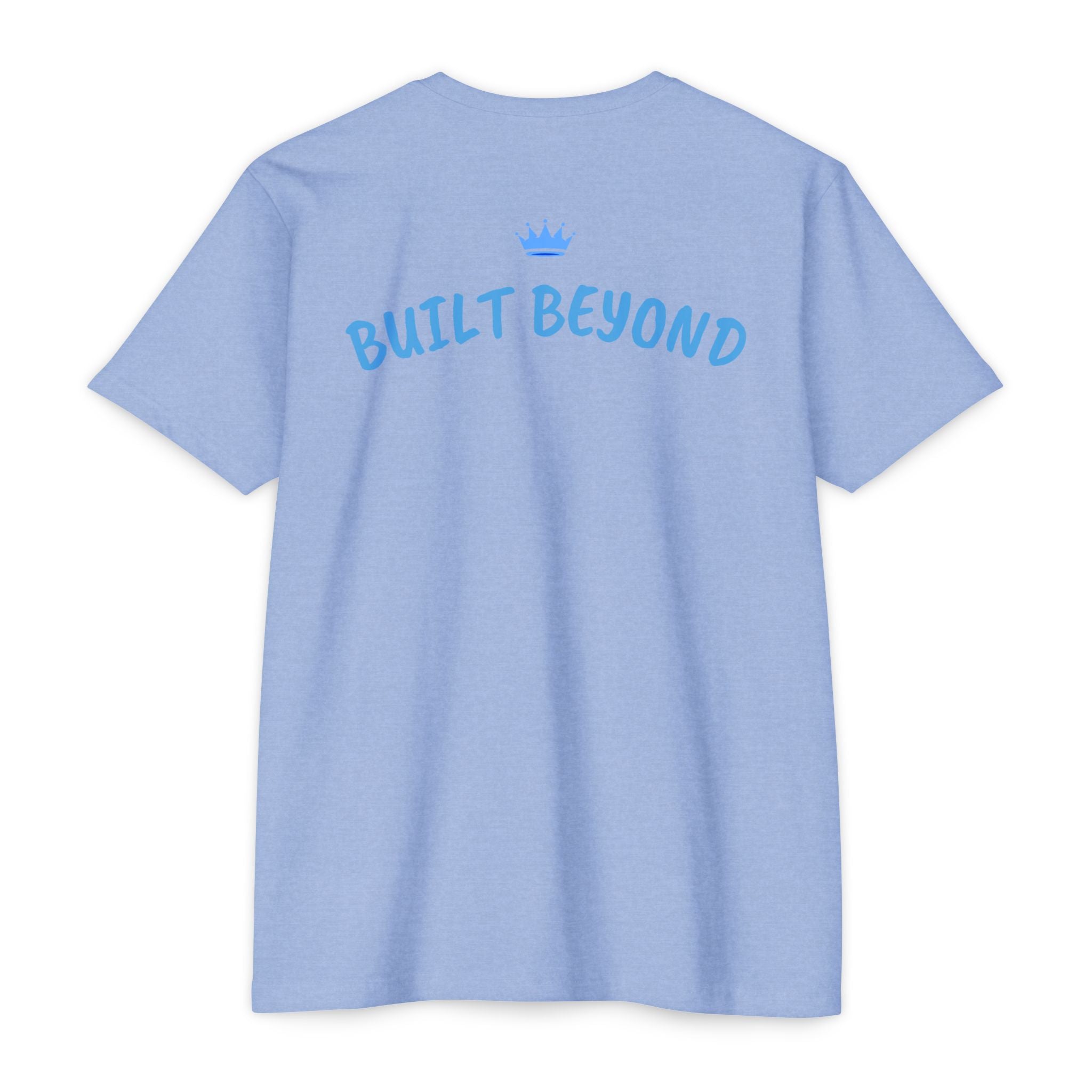 Blue Crown Emblem T-Shirt | Built Beyond Graphic Tee