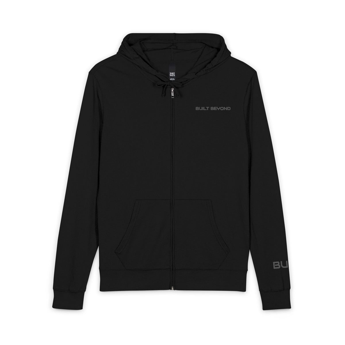 Full-Zip Hoodie — "Built Beyond" Graphic Hoodie