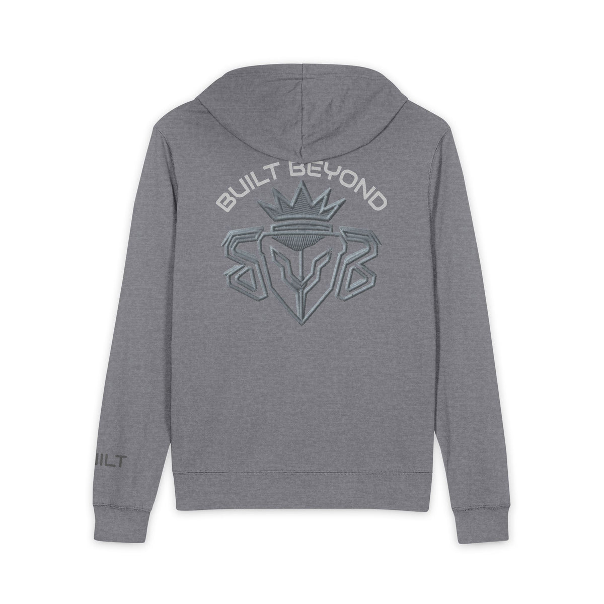 Full-Zip Hoodie — "Built Beyond" Graphic Hoodie
